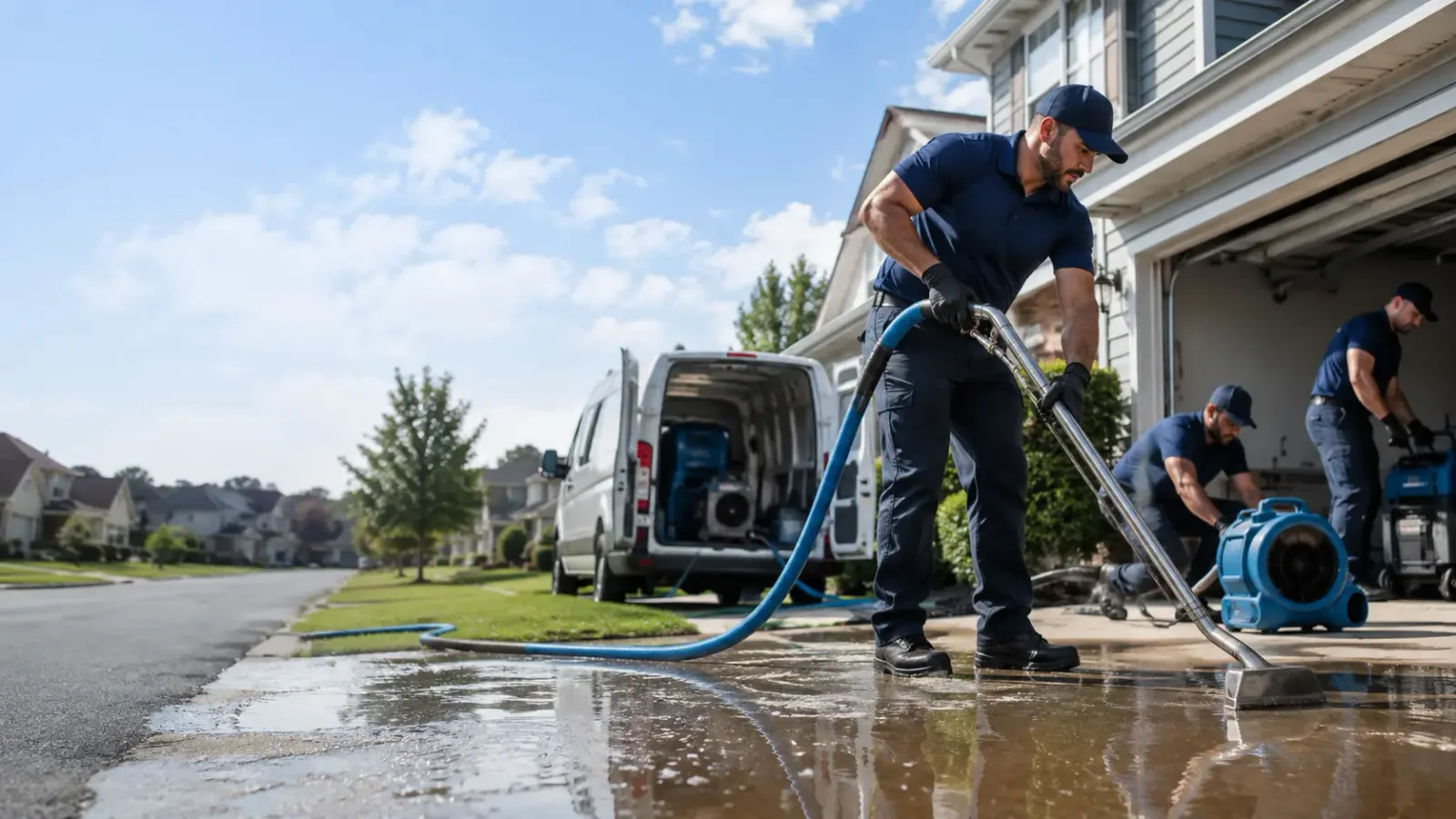 Flood Damage Restoration in Rozel, KS